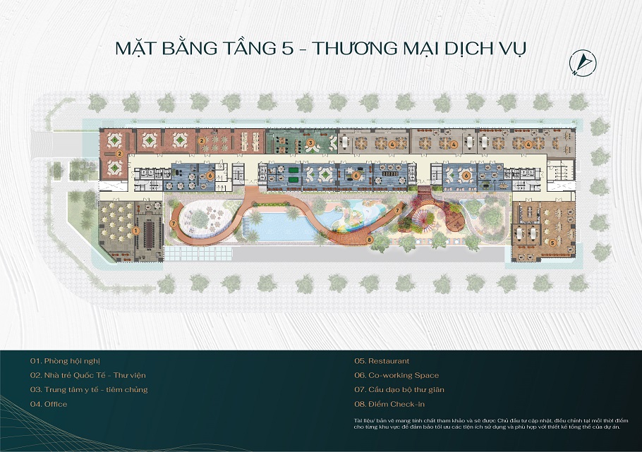 Mặt bằng tầng 5